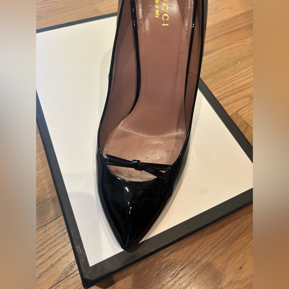 Gucci patent black heels size 39 - Picture 6 of 15